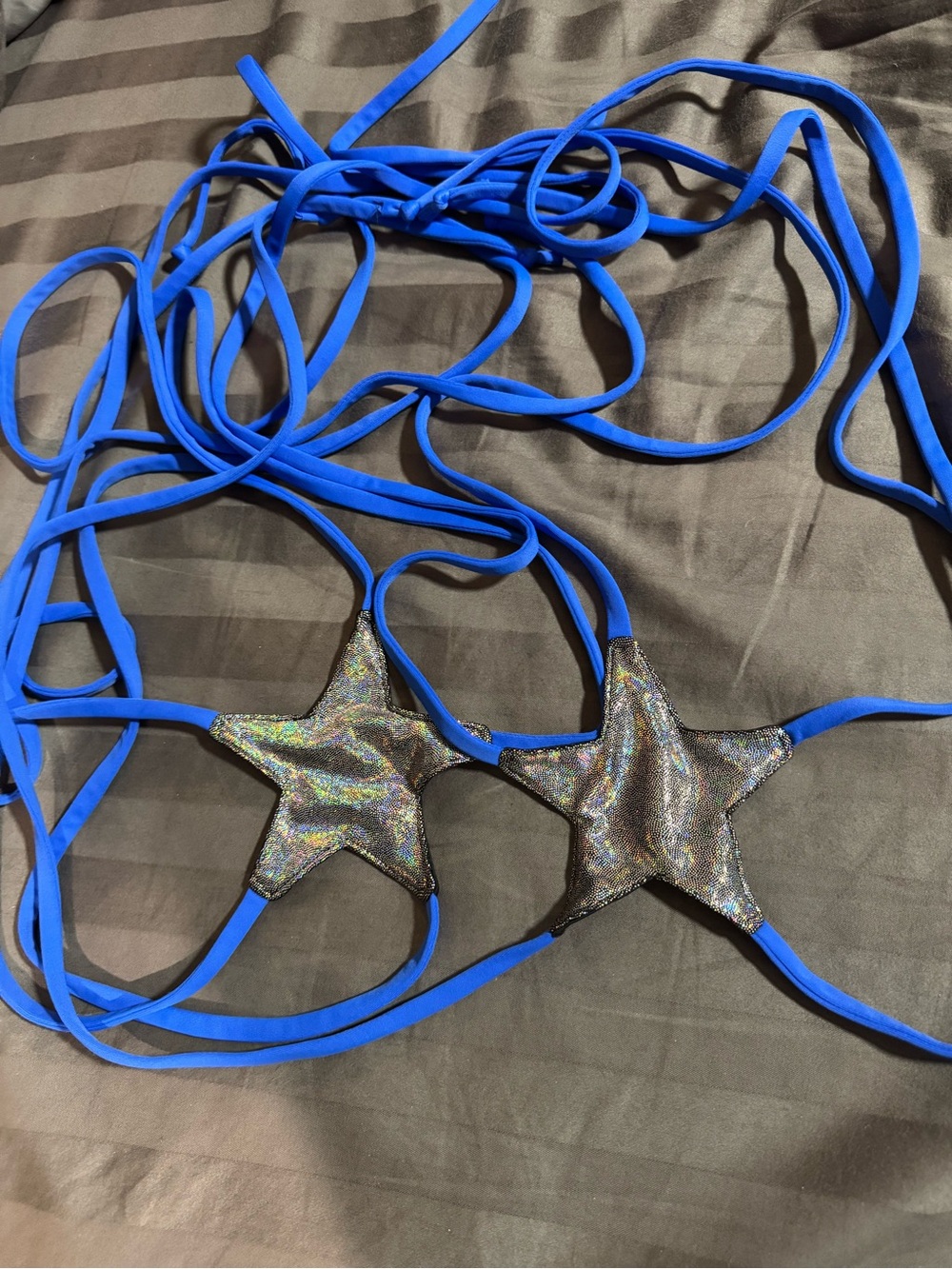 Adjustable Festival Rave Star Micro String Bikini